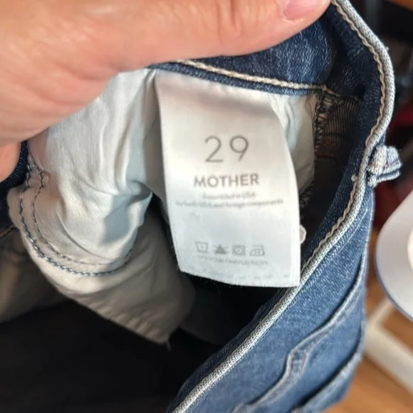 Mother Stunner Zip Ankle Step Fray in Walking on Clouds - Picture 6 of 7